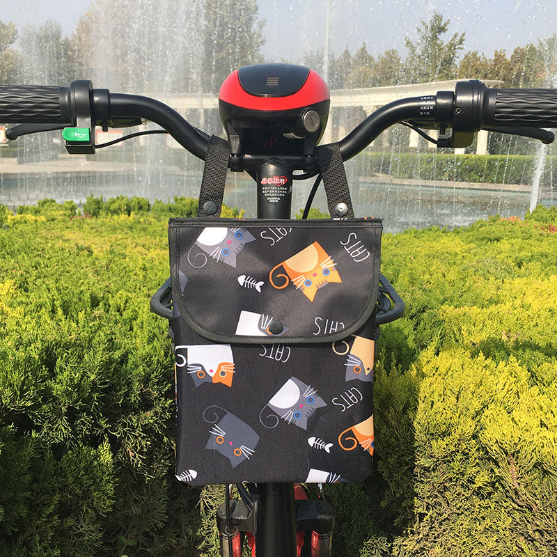 Scooter Storage Bag Handle Bag Front Waterproof Mobile Phone Bag Bicycle Storage Storage Bag - Fashioinista