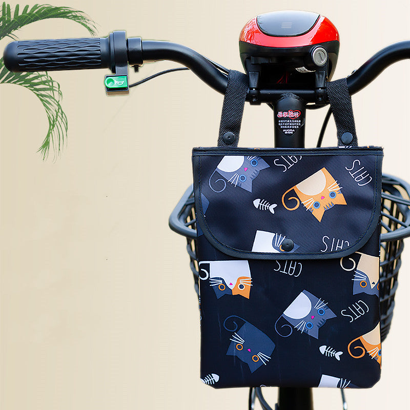 Scooter Storage Bag Handle Bag Front Waterproof Mobile Phone Bag Bicycle Storage Storage Bag - Fashioinista