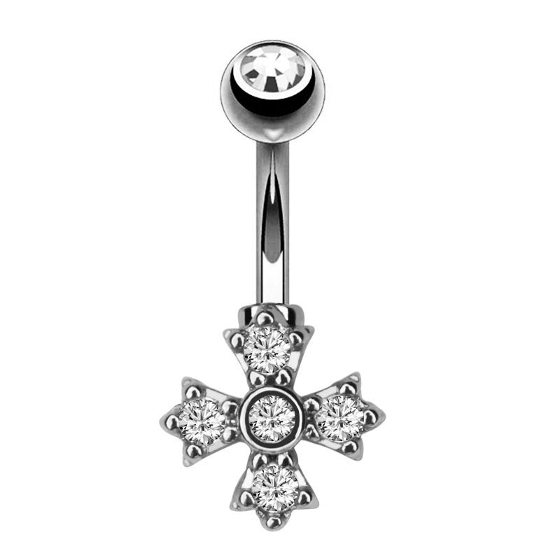 Fashion CZ Zricon Little Bee Belly Button Rings Surgical Steel Sexy Women Navel Piercing Belly Rings Anima Body Piercing Jewelry