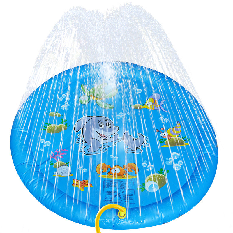 Non-Slip Splash Pad For Kids And Pet Dog Pool Summer Outdoor Water Toys Fun Backyard Fountain Play Mat - Fashioinista