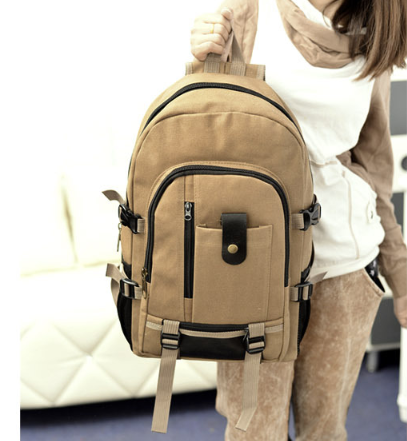 Men's Backpacks Canvas Backpack Student Bags - Fashioinista