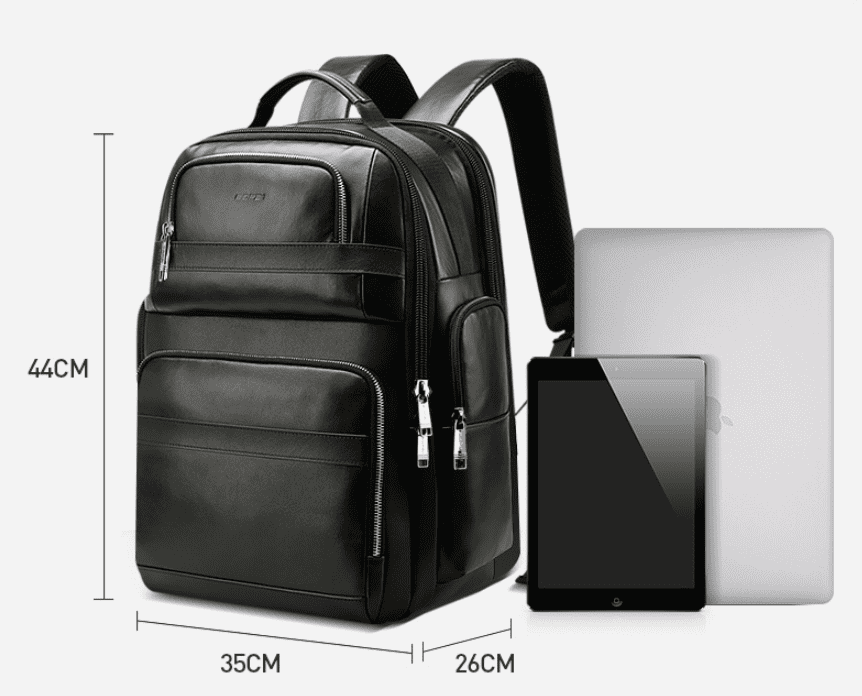 Top layer leather backpack - Fashioinista