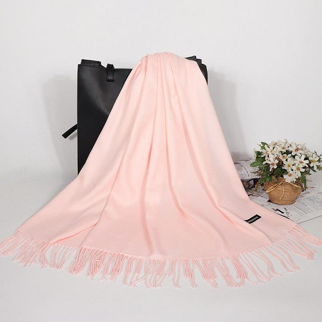 Winter Cashmere Women Scarf Female Luxury Brand Scarves Lady - Fashioinista