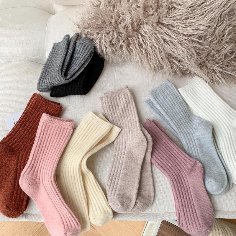 Autumn And Winter New Wool Cashmere Socks Children