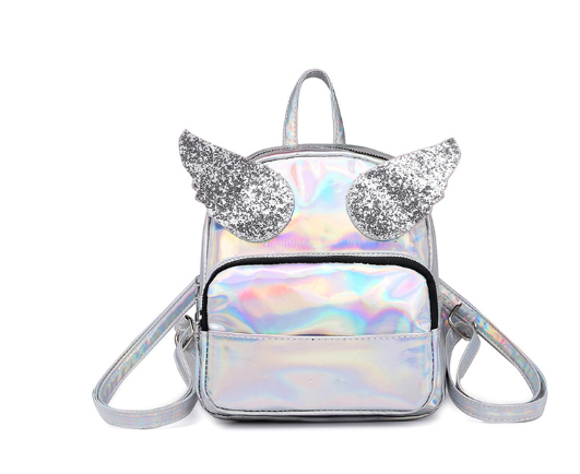 Fashion Cute Laser Sequins Backpacks with Sequins Angle Wings - Fashioinista