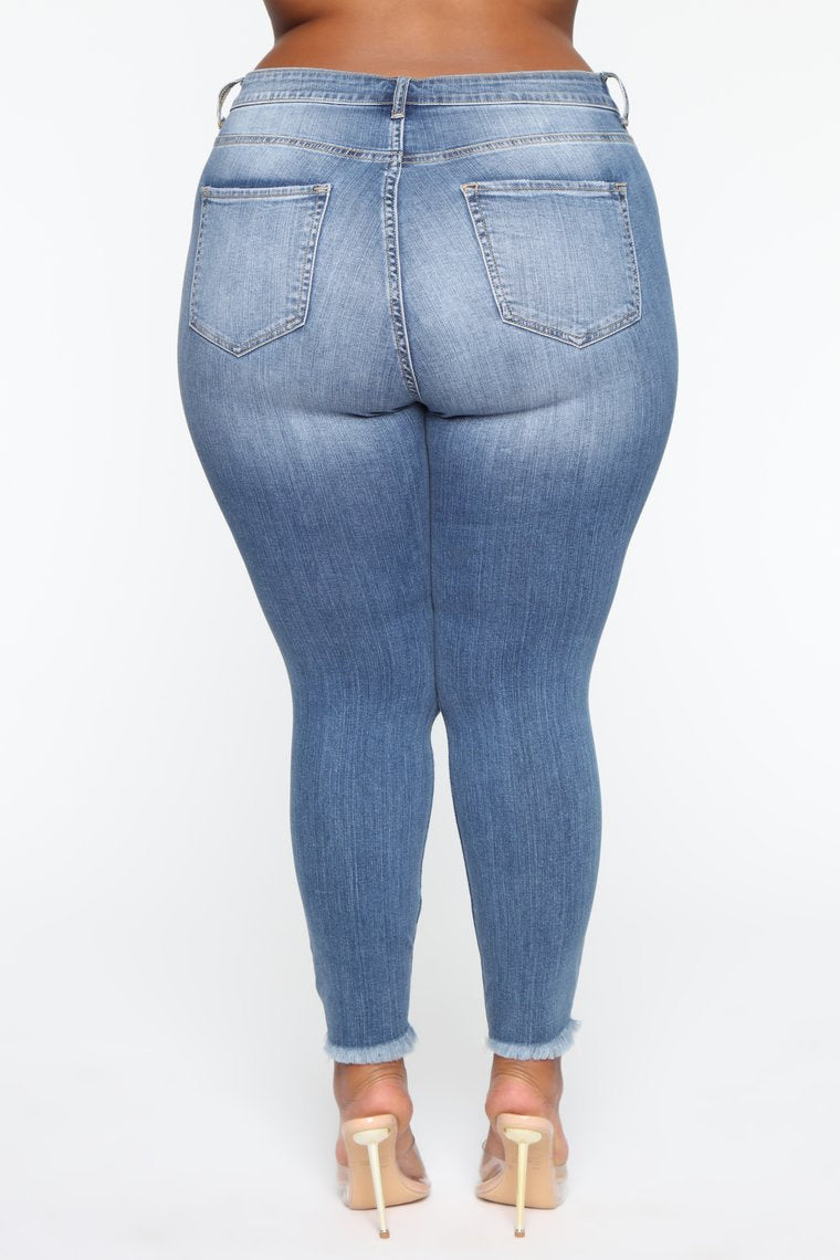 Stretch Ripped Women Plus Size Jeans Plus Size Jeans - Fashioinista