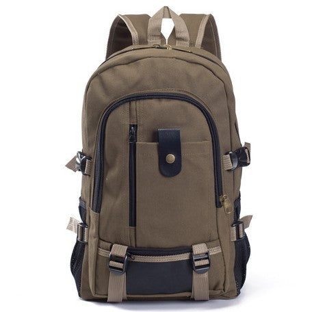 Men's Backpacks Canvas Backpack Student Bags - Fashioinista