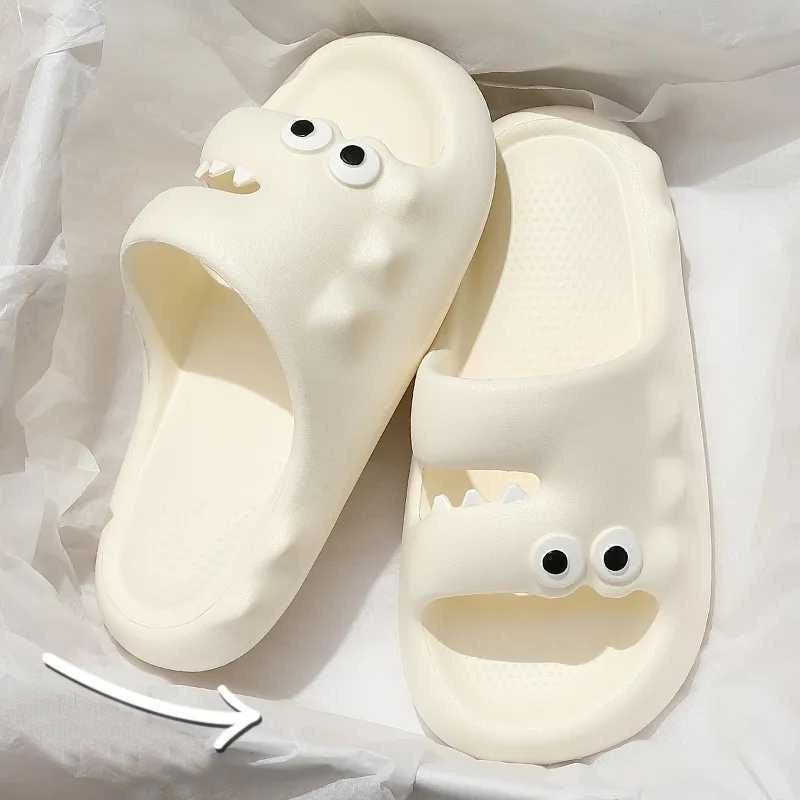 Cute Cartoon Slippers For Women Men Indoor And Outdoor Non-slip Thick Soles Floor Bathroom Slippers Fashion House Shoes - Fashioinista