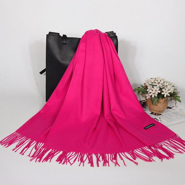 Winter Cashmere Women Scarf Female Luxury Brand Scarves Lady - Fashioinista