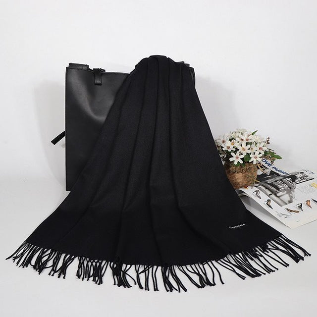 Winter Cashmere Women Scarf Female Luxury Brand Scarves Lady - Fashioinista