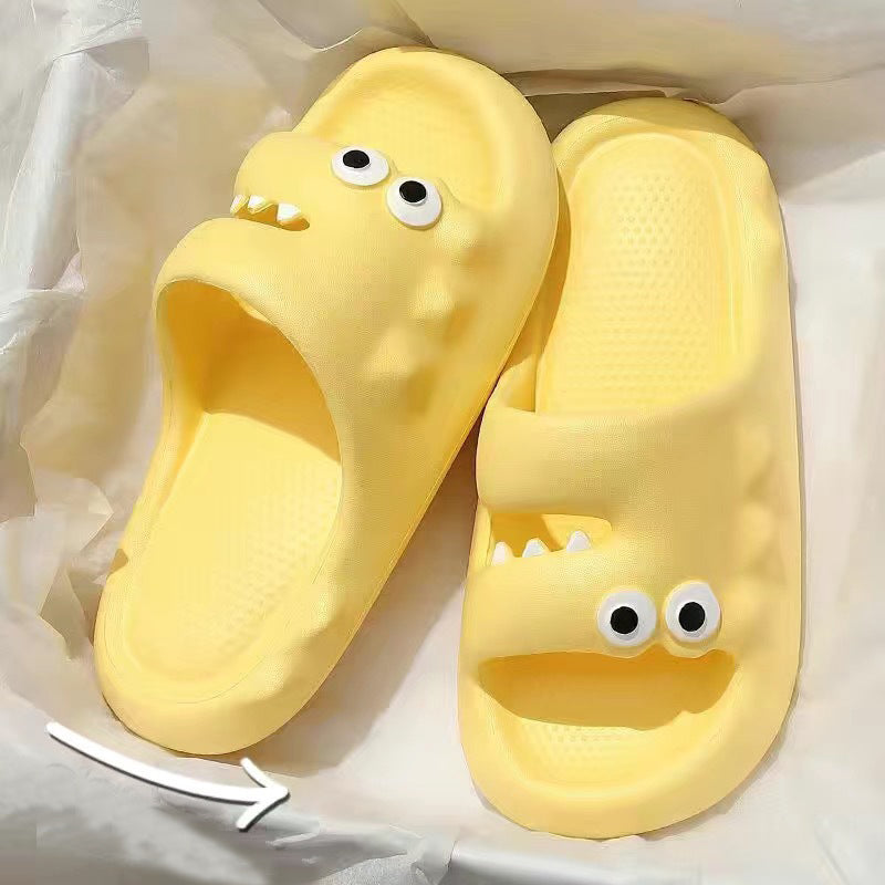 Cute Cartoon Slippers For Women Men Indoor And Outdoor Non-slip Thick Soles Floor Bathroom Slippers Fashion House Shoes - Fashioinista