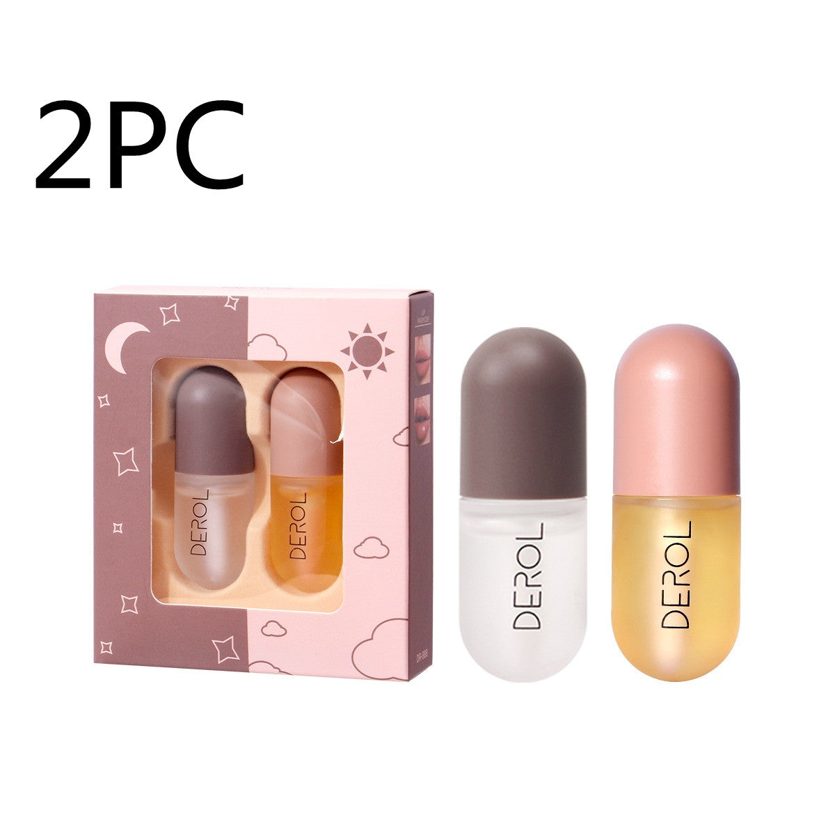 Day Night Instant Volume Lip Plumper Oil Clear Lasting Nourishing Repairing Reduce Lip Fine Line Care Lip Beauty Cosmetic - Fashioinista