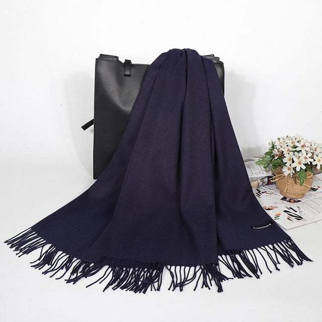 Winter Cashmere Women Scarf Female Luxury Brand Scarves Lady - Fashioinista