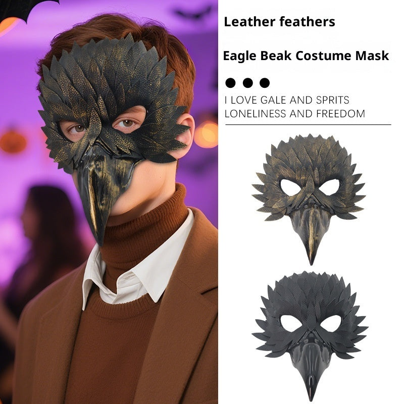 Halloween Delicate Bird Mouth Mask Masquerade