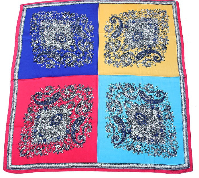 Fashion Silk Scarves Female Printing Hijab - Fashioinista