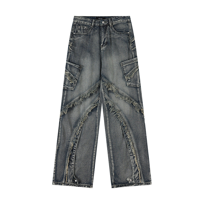 Fashion Work Clothes Denim Trousers - Fashioinista