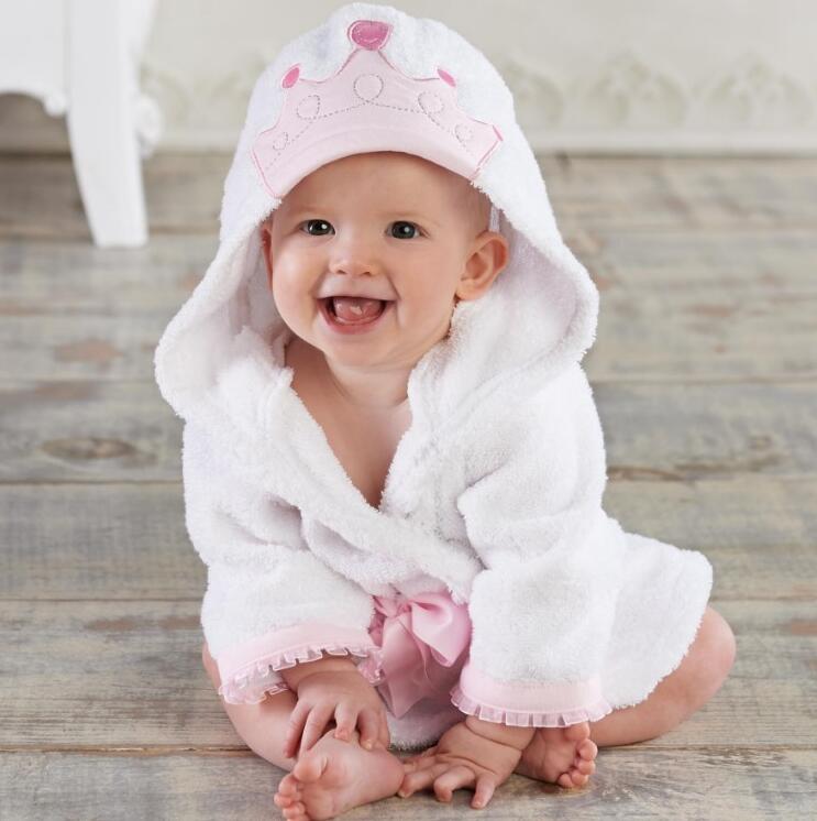 Cartoon Cute Animal Modeling Baby Bath Towels Baby Bathrobes Cotton Children's Bathrobes Baby Hooded - Fashioinista