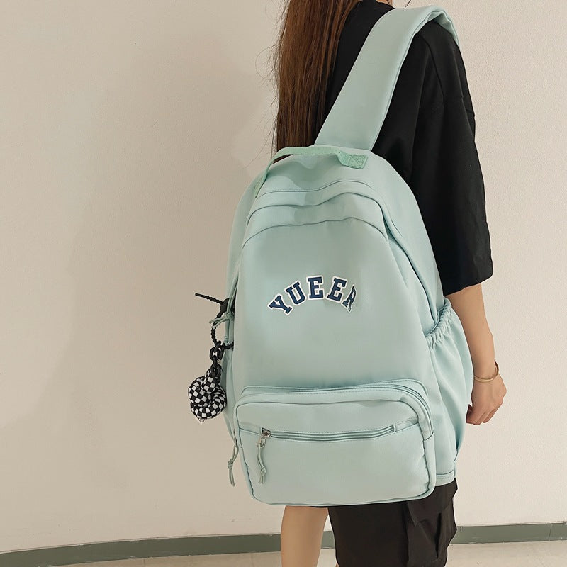 Simple Backpacks School Bags Student Girls Nylon Bag Women - Fashioinista