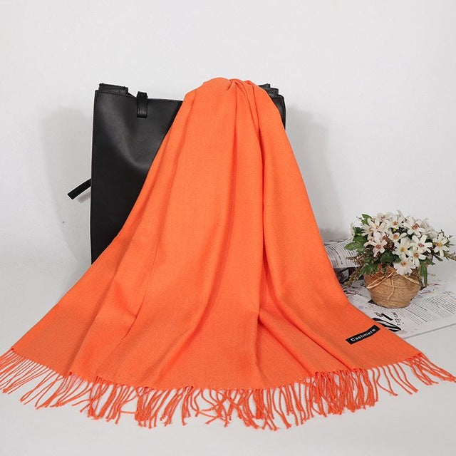 Winter Cashmere Women Scarf Female Luxury Brand Scarves Lady - Fashioinista