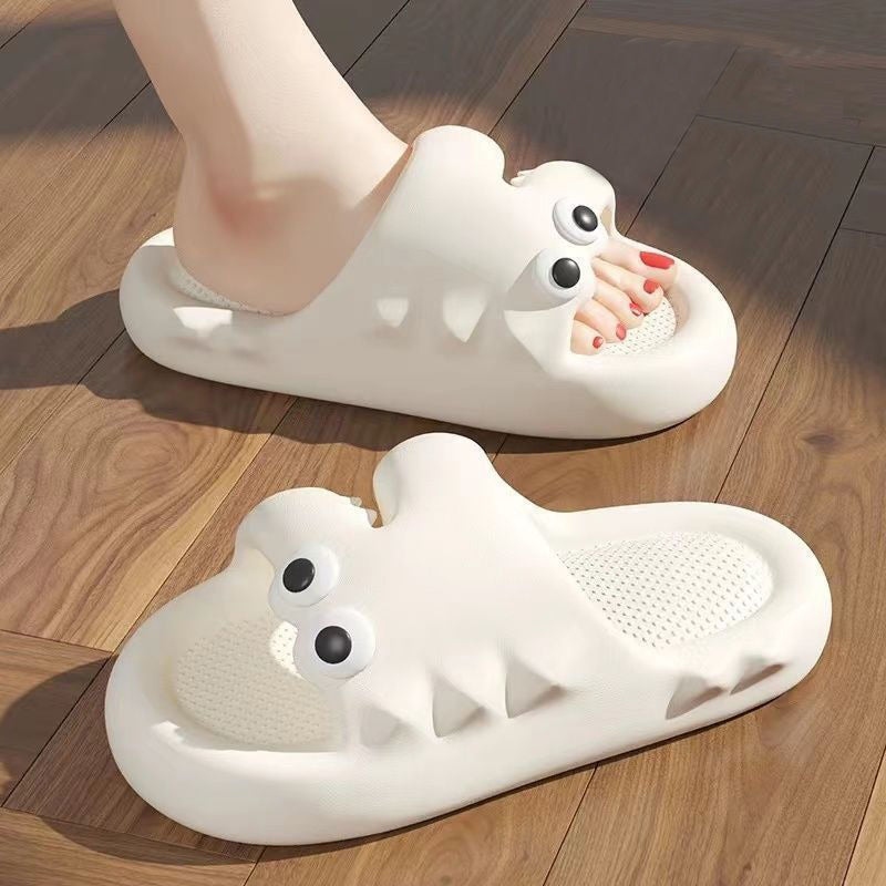 Cute Cartoon Slippers For Women Men Indoor And Outdoor Non-slip Thick Soles Floor Bathroom Slippers Fashion House Shoes - Fashioinista