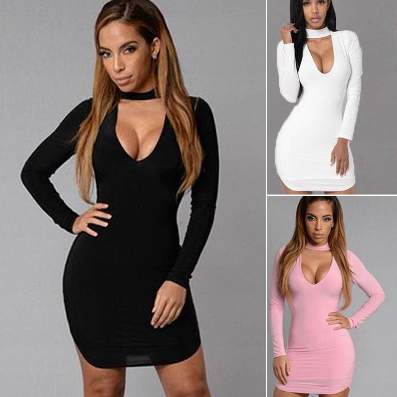 EBay fast selling, European, American, bursting, V collar, cocktail dresses and dress sexy dresses - Fashioinista