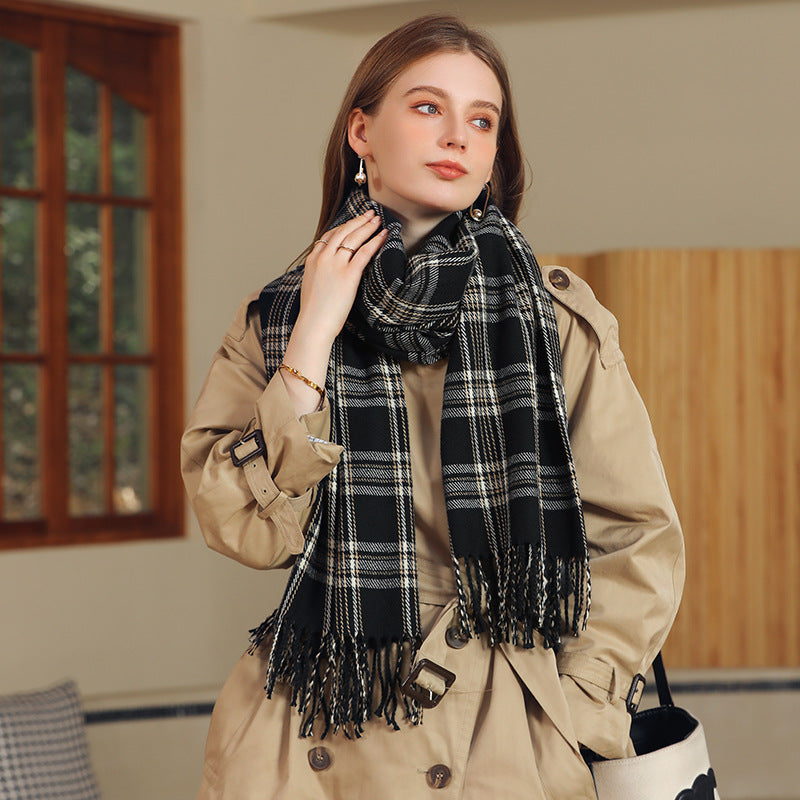 Women's New Line Printed Cashmere Scarves - Fashioinista