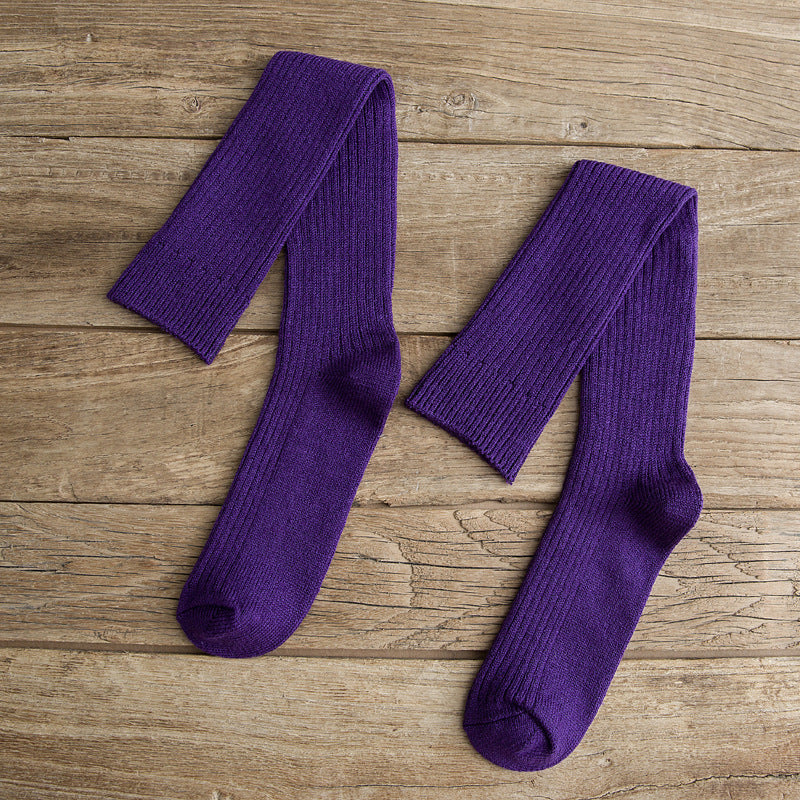 Ladies winter wool warm long socks