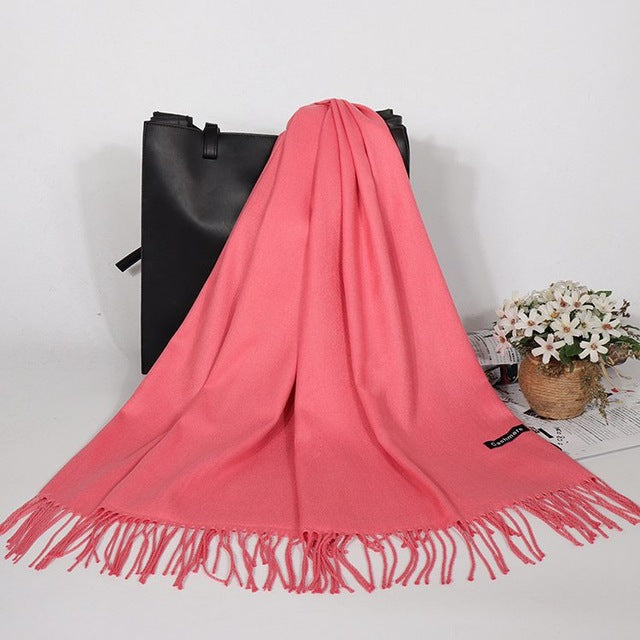 Winter Cashmere Women Scarf Female Luxury Brand Scarves Lady - Fashioinista