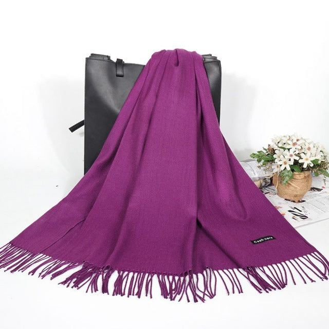 Winter Cashmere Women Scarf Female Luxury Brand Scarves Lady - Fashioinista