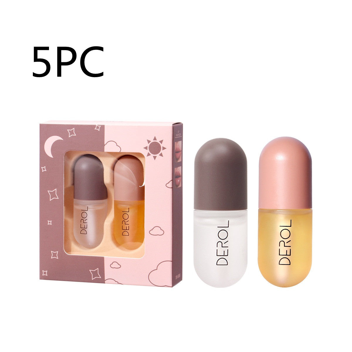 Day Night Instant Volume Lip Plumper Oil Clear Lasting Nourishing Repairing Reduce Lip Fine Line Care Lip Beauty Cosmetic - Fashioinista