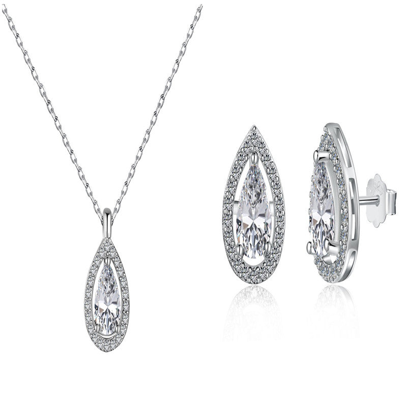 S925 Sterling Silver Jewelry Set - Fashioinista