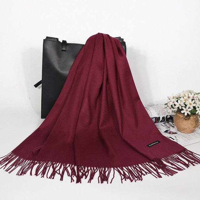 Winter Cashmere Women Scarf Female Luxury Brand Scarves Lady - Fashioinista