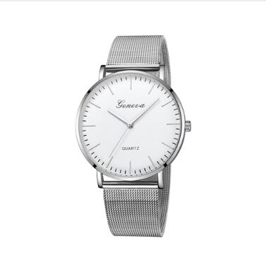 Fashion Casual Watches Womens Men GENEVA Womens Classic Quartz Stainless Steel Wrist Watch Bracelet Watches - Fashioinista