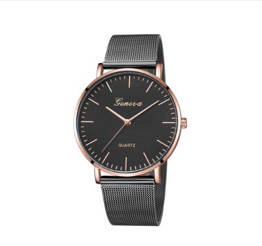 Fashion Casual Watches Womens Men GENEVA Womens Classic Quartz Stainless Steel Wrist Watch Bracelet Watches - Fashioinista