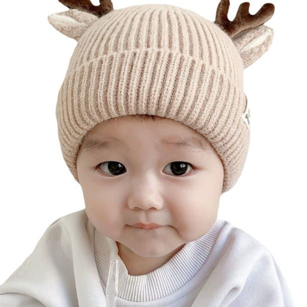 Baby Winter Thicken Thermal Woolen Cap Baby Hat - Fashioinista