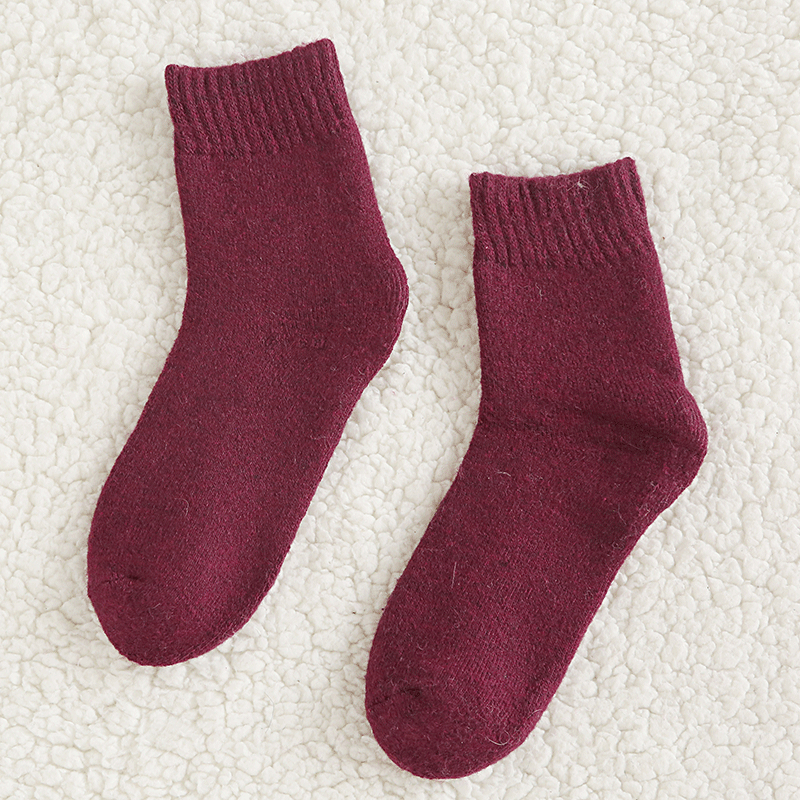 Super thick warm rabbit wool socks