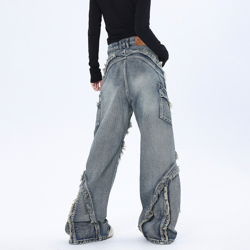 Fashion Work Clothes Denim Trousers - Fashioinista