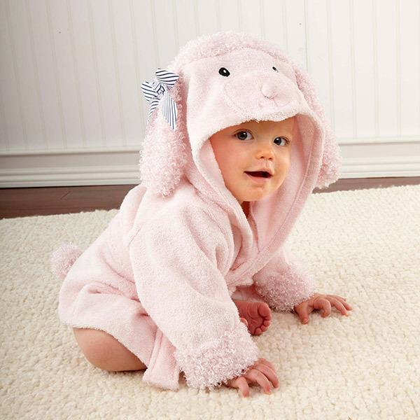 Cartoon Cute Animal Modeling Baby Bath Towels Baby Bathrobes Cotton Children's Bathrobes Baby Hooded - Fashioinista