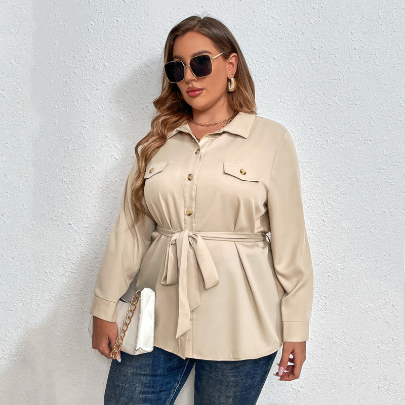 Plus Size Fat Women Blouse Shirt Ladies Tops - Fashioinista