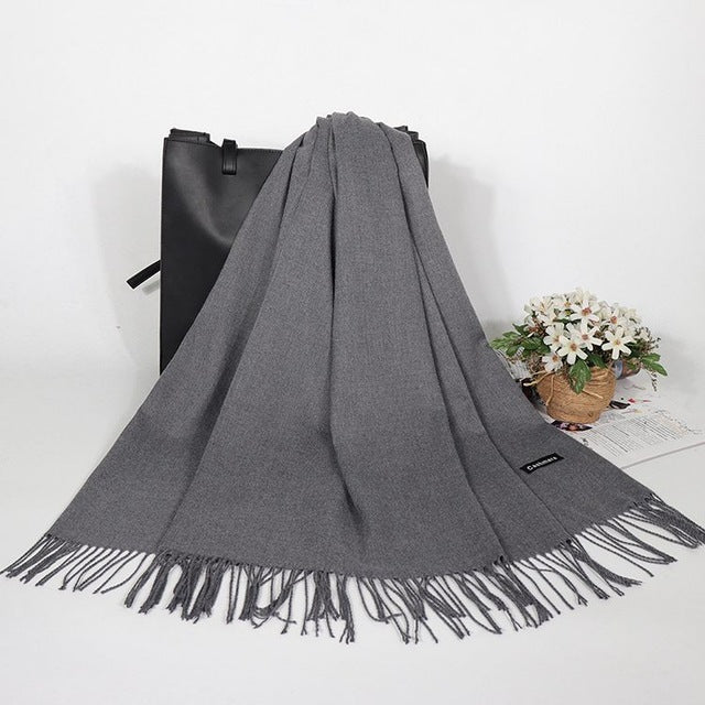 Winter Cashmere Women Scarf Female Luxury Brand Scarves Lady - Fashioinista