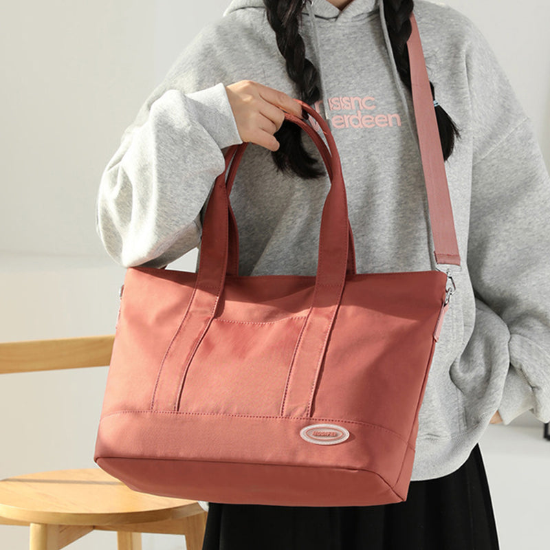 Large Capacity Tote Bag New Shoulder Bag Casual Korean Style Trendy Solid Color Handbags For Women - Fashioinista