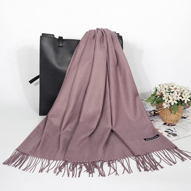 Winter Cashmere Women Scarf Female Luxury Brand Scarves Lady - Fashioinista