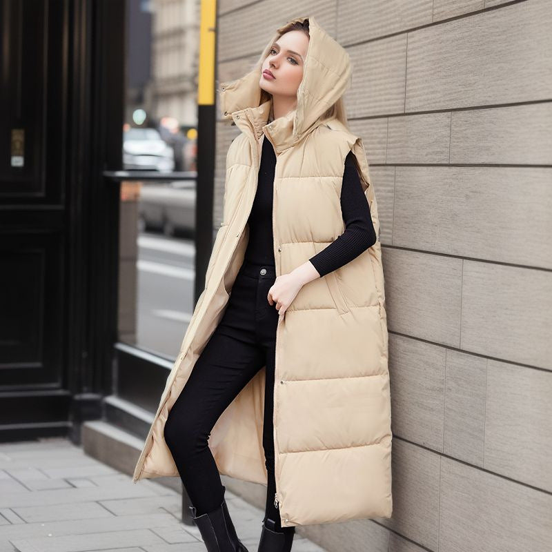 Korean Version Loose Sleeveless Down Jacket - Fashioinista