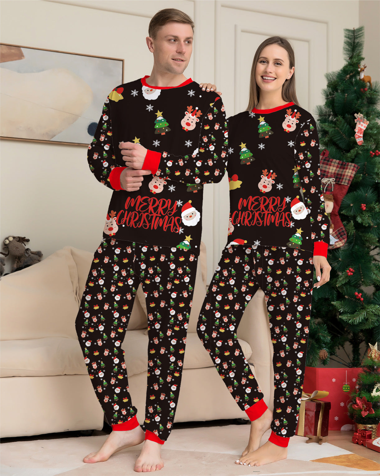 Family Christmas Matching Pajamas Set Christmas Pajamas For Family Christmas PJS Xmas Sleepwear - Fashioinista