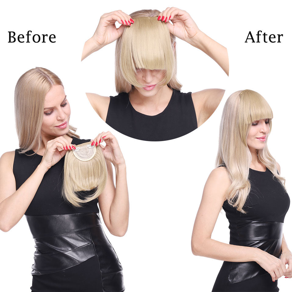 Hair Bangs Hairpiece Accessories Synthetic Fake Bangs - Fashioinista