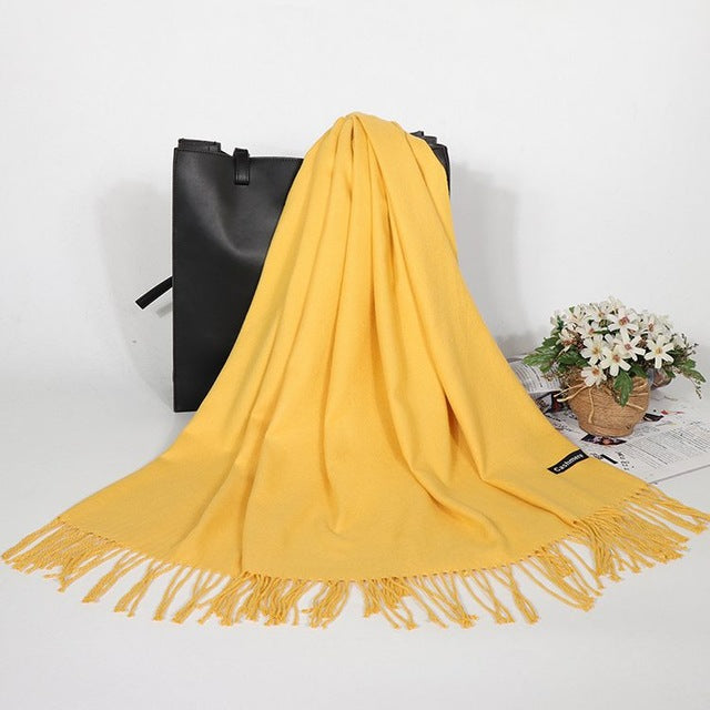 Winter Cashmere Women Scarf Female Luxury Brand Scarves Lady - Fashioinista