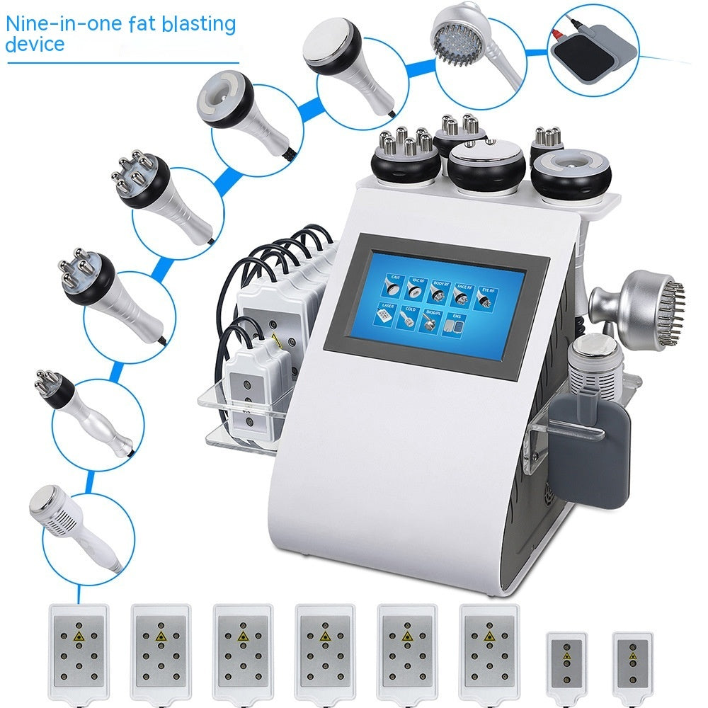 Nine-in-one 40K Ultrasonic Vacuum Negative-pressure Cosmetic Instrument