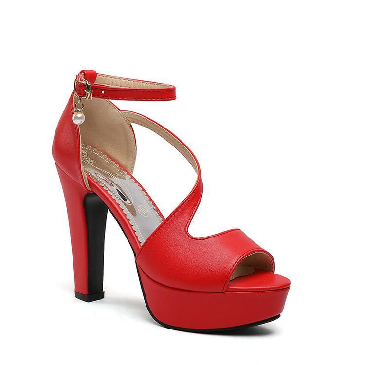 Roman Shoes With Thick Heels For Women - Fashioinista