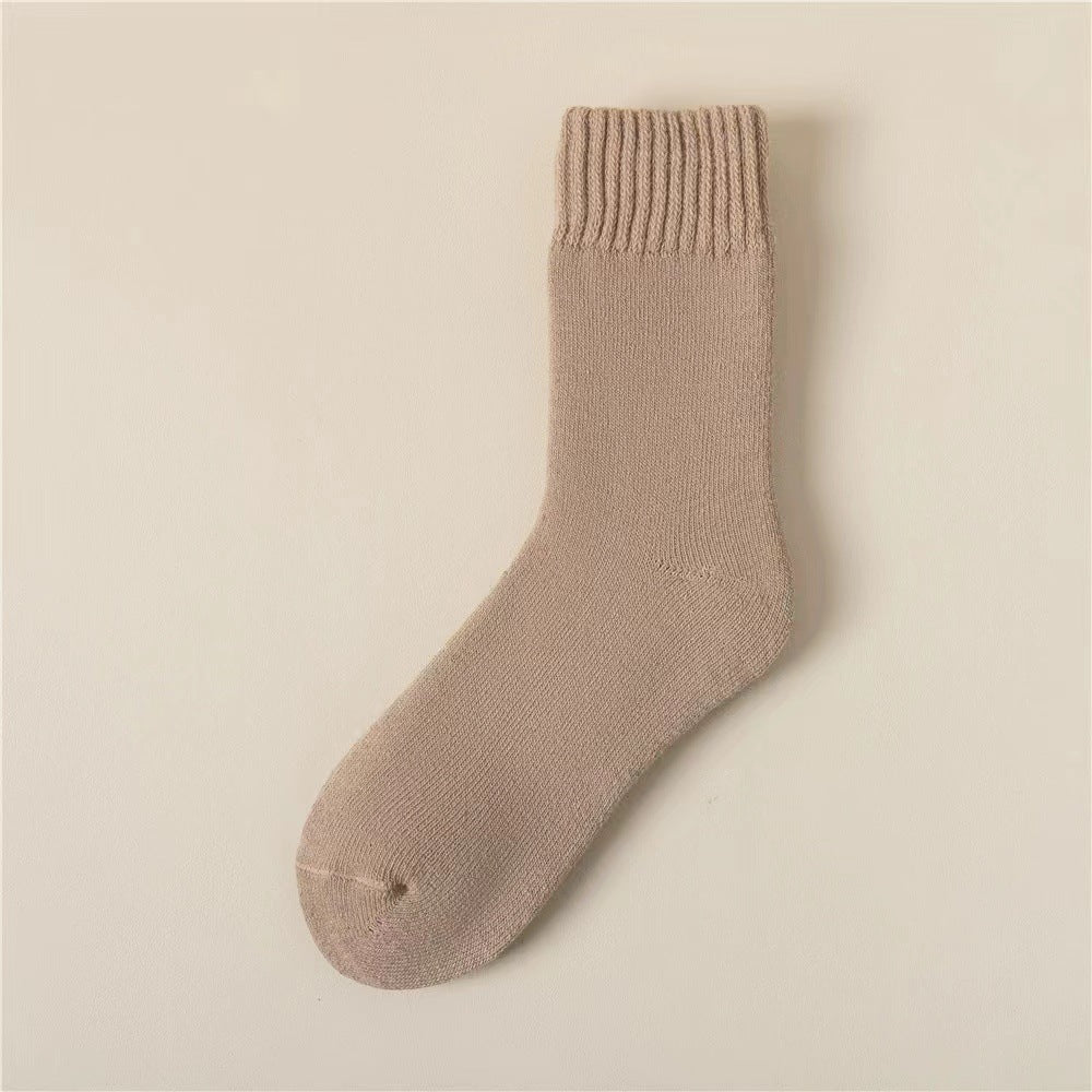 Fleece-lined Female Winter Thicken Thermal Wool Socks