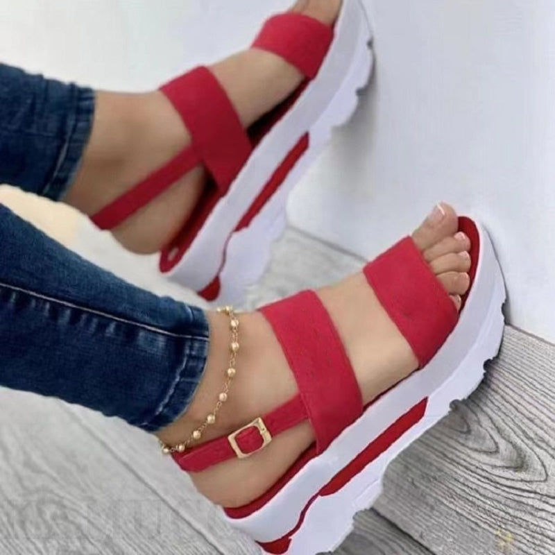 Women's Shoes Casual Buckle Platform Sandals Summer Fashion - Fashioinista